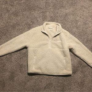 Skims Sherpa joggers and quarter zip set